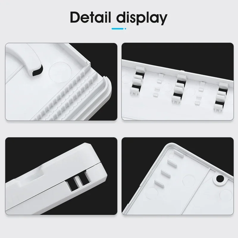 10pcs Drop Cable Protection Box Optical Fiber Protection Box Heat Shrink Tubing To Protect Fiber Splice Tray 2 Into 2 Out