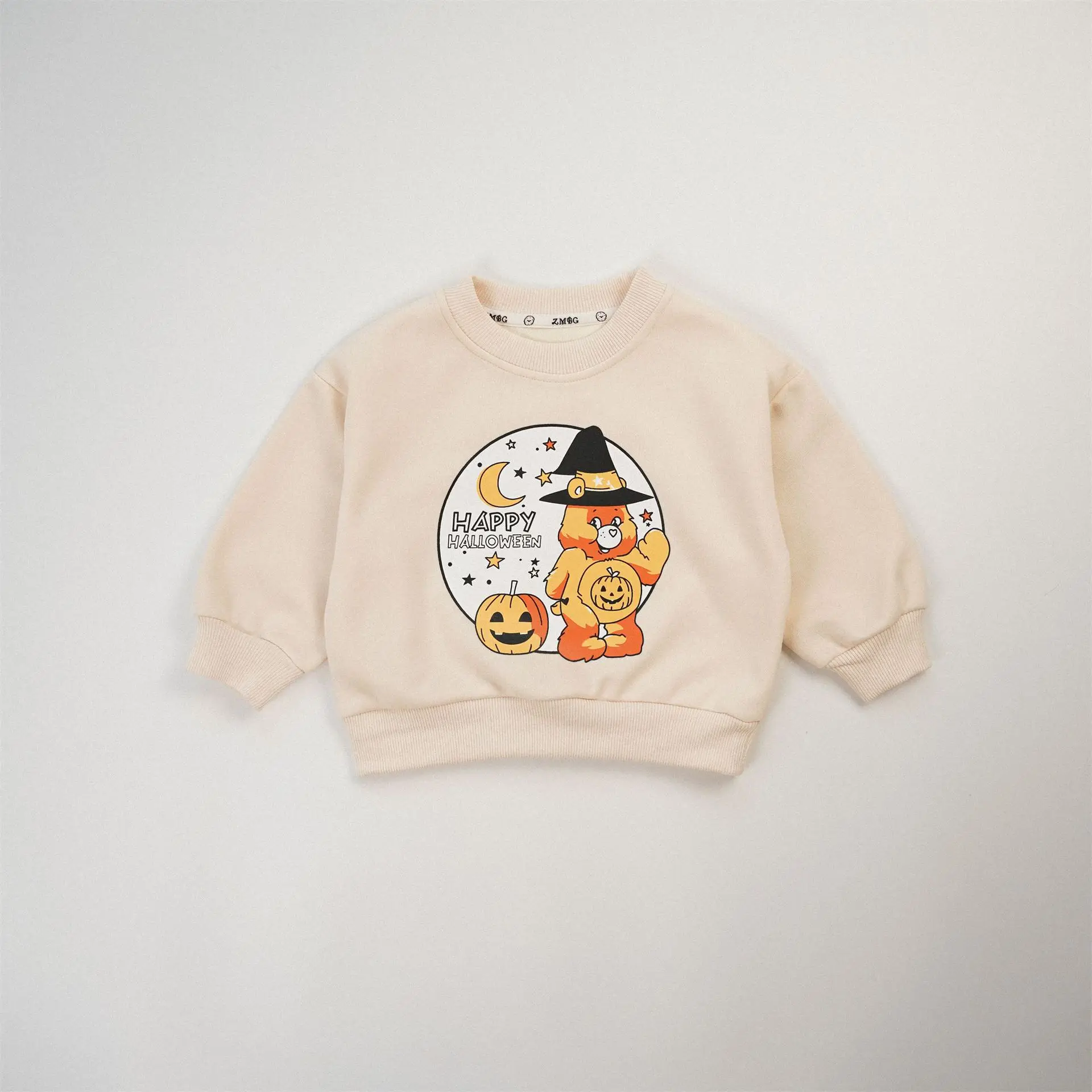 2024 Autumn New Cute Cartoon Print Sweatshirt For Boys Girls Long Sleeve Pullover Children Casual Sweatshirt Baby Loose Tops