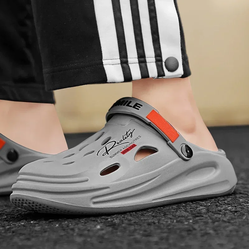 2025年新作 メンズ クロッグスリッパ サンダル メンズ ガーデンシューズ フラットサンダル メンズスニーカー アウトドア ホーム クロッグスライド メンズ サマーシューズ