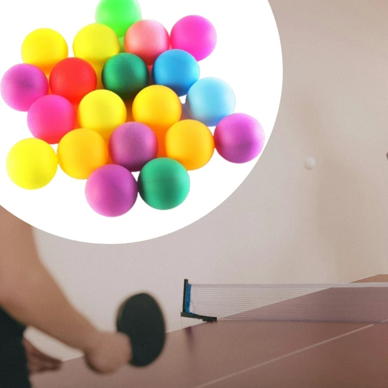 Pelota ping-pong colores plástico, pelota tenis entretenimiento, pelota juego lavable para niños,