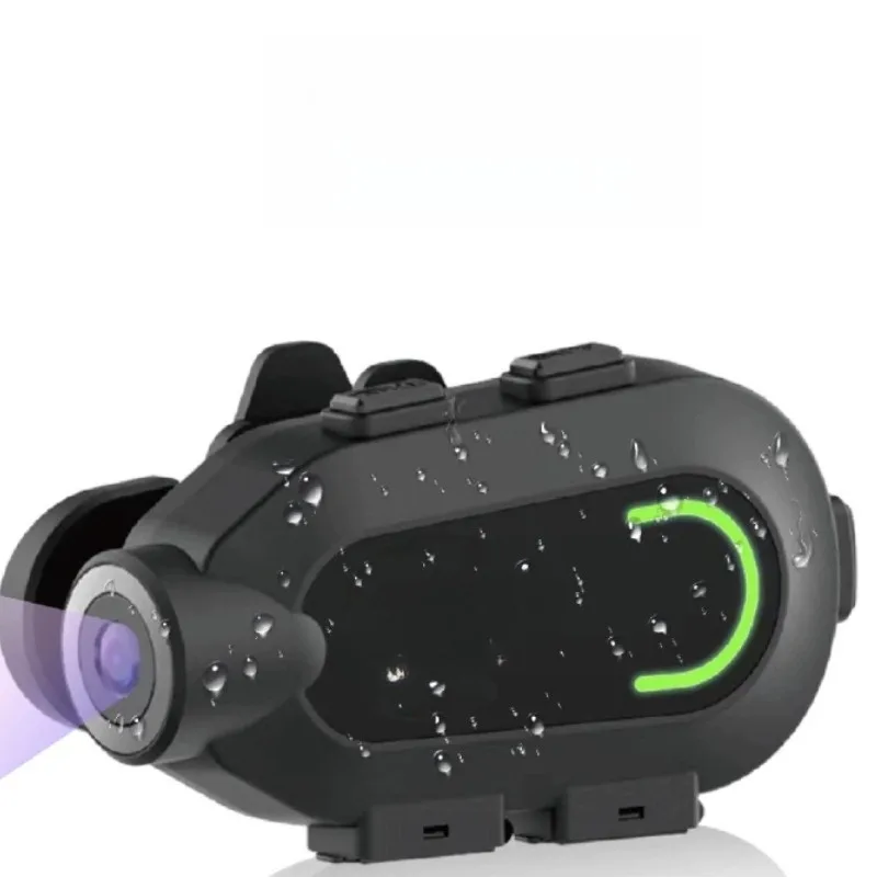Motorcycle helmet driving recorder, electric vehicle wireless waterproof high definition