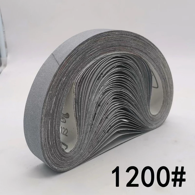 20 Stück Schleifbänder 533*30mm 40-1500 Körnung Aluminiumoxid Schleifband Dremel Zubehör zum Polieren und Schleifen – Detail 1