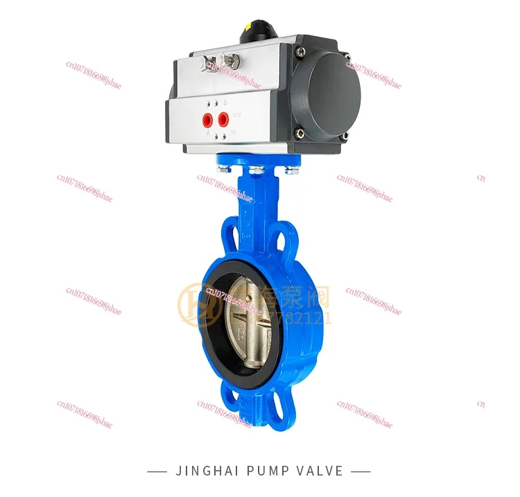 D671X-16 Wafer Pneumatic Butterfly Valve Soft Seal Disc Additive Water Butterfly Pneumatic Control