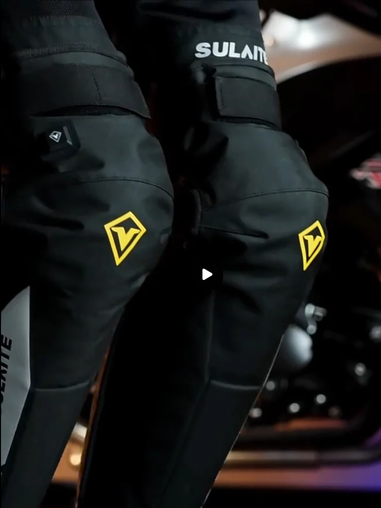 

Motorcycle Cycling Knee Warmer Leg Cover With Reflective Strip Motorbike Protector Winter Sports Knee Pads Guards Protection gp