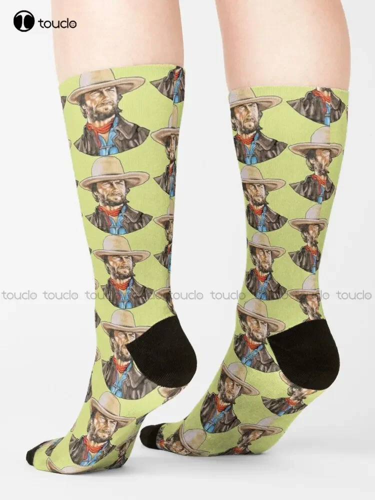 Clint Eastwood As Josey Wales Socks Socks Women Personalized Custom Unisex Adult Teen Youth Socks Custom Gift Streetwear Funny