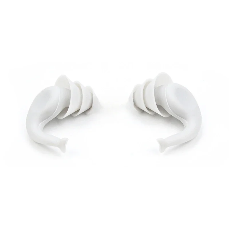 سدادات أذن عازلة للصوت لتقليل الضوضاء من السيليكون مكونة من ثلاث طبقات، سدادات أذن للسباحة مقاومة للماء #4