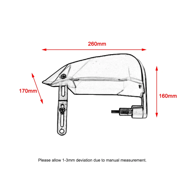 2023 Nieuwe Hand Guard Handguard Schild Winddicht Voor Honda NC750X NC750 X CB500X CB500X CB 500X nc750x 2013-2022 Motorfiets