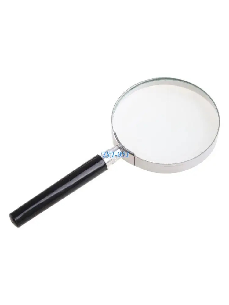 

E15A 75mm Portable 5X Handheld Handy Magnifier Glass Lens Magnification