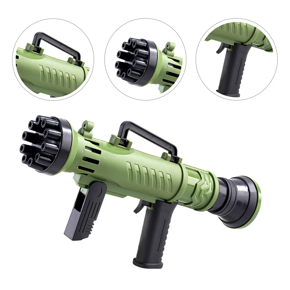 

1Set Safe Durable Electric Bubble Maker Creative Design Attractive Kids Birthday Gift No Burrs Easy Grasp Children Plaything