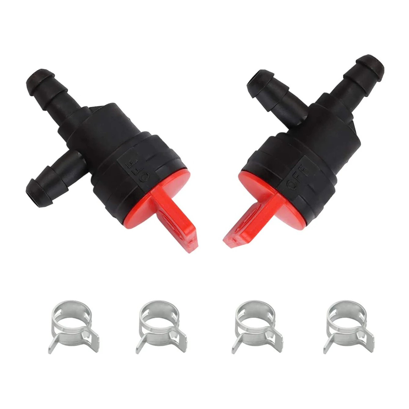 

Необычный 2 шт. 1/4 дюйма 90 градусов запорный клапан топлива для Briggs & Stratton 698181 494539 697944 Tecumseh 35857