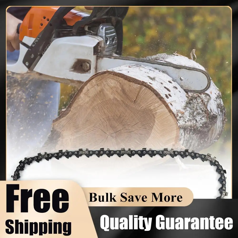 

12 Inch Metal Chainsaw Chain Spare Parts 45 Drive Links Saw Chain 3/8inch Pitch Electric Saw Accessory for Wood Branch Cutting