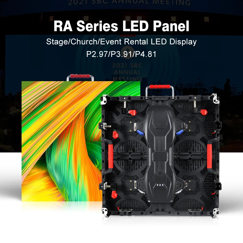 SRYLED Outdoor Led Video Wall Panel Rental RGB P4.81mm Stage Concert Advertising Movie Theater LED Display Screen Pantalla LED