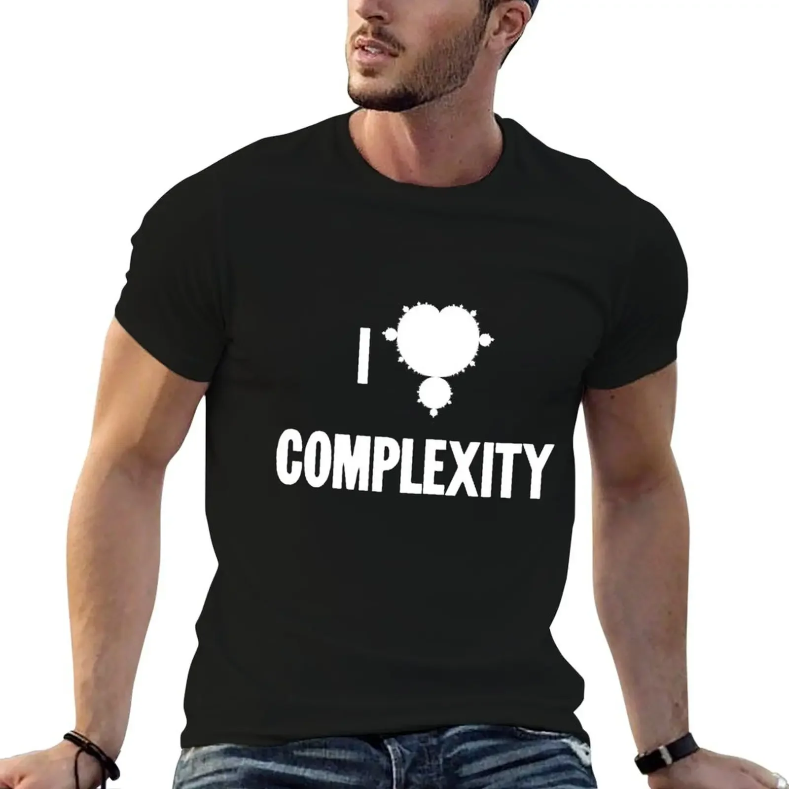 I [Mandelbrot Set] Complexity T-Shirt graphic t shirt vintage sweat heavyweights men workout shirt