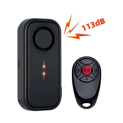 Loud 113dB Wireless Anti-Theft Vibration Bike Security Alarm Waterproof Vibration Detector Alarm 3D Displacement