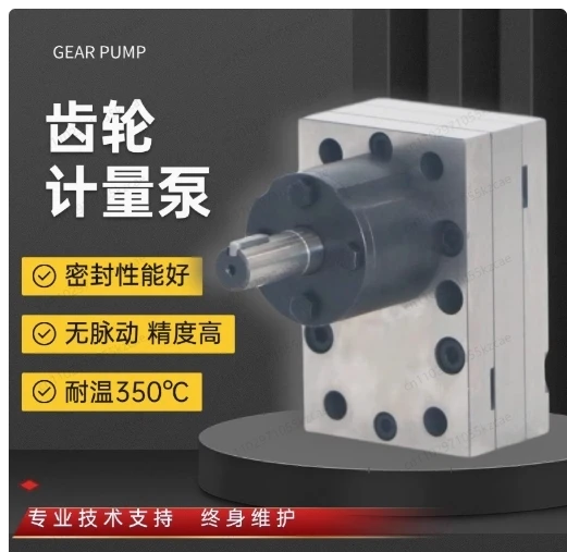 

Liquid Dosing Application 20cc/Rev Polyesters Gear Metering Pump for High Viscosity Glue Filling Machine