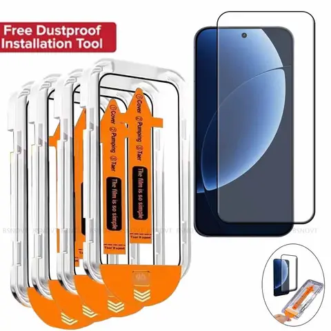 1/2/3/4PCS Per OPPO Realme GT 8 Pro Vetro Realme GT 8 Vetro Temperato Senza Polvere Copertura Completa HD 9H Protezione Dello Schermo Realme GT 8 Pro