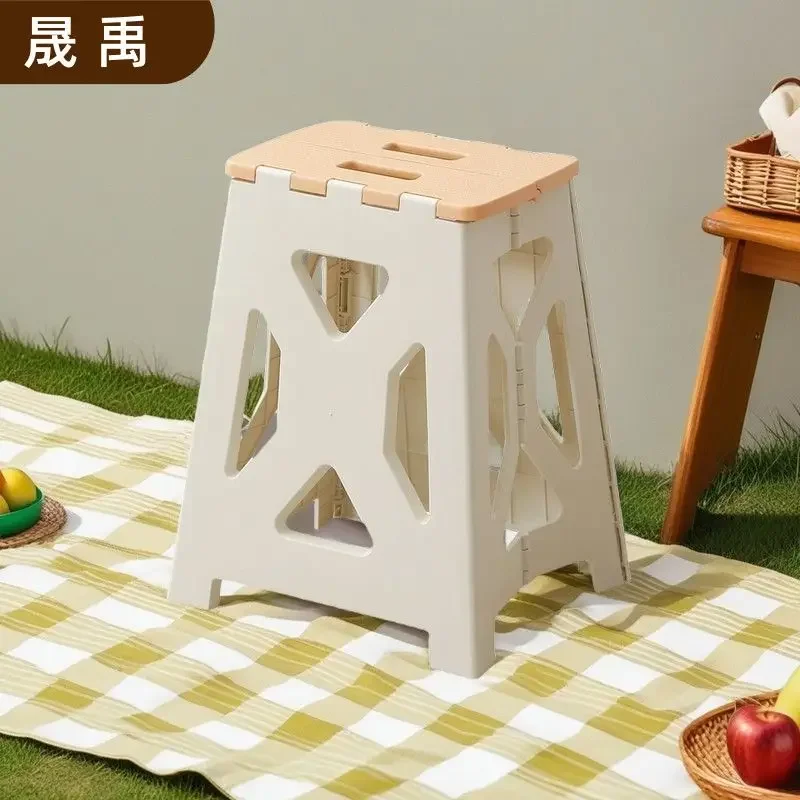 Outdoor Thickened Adult Folding Stool Household Durable Bench Folding Portable Fishing Stool