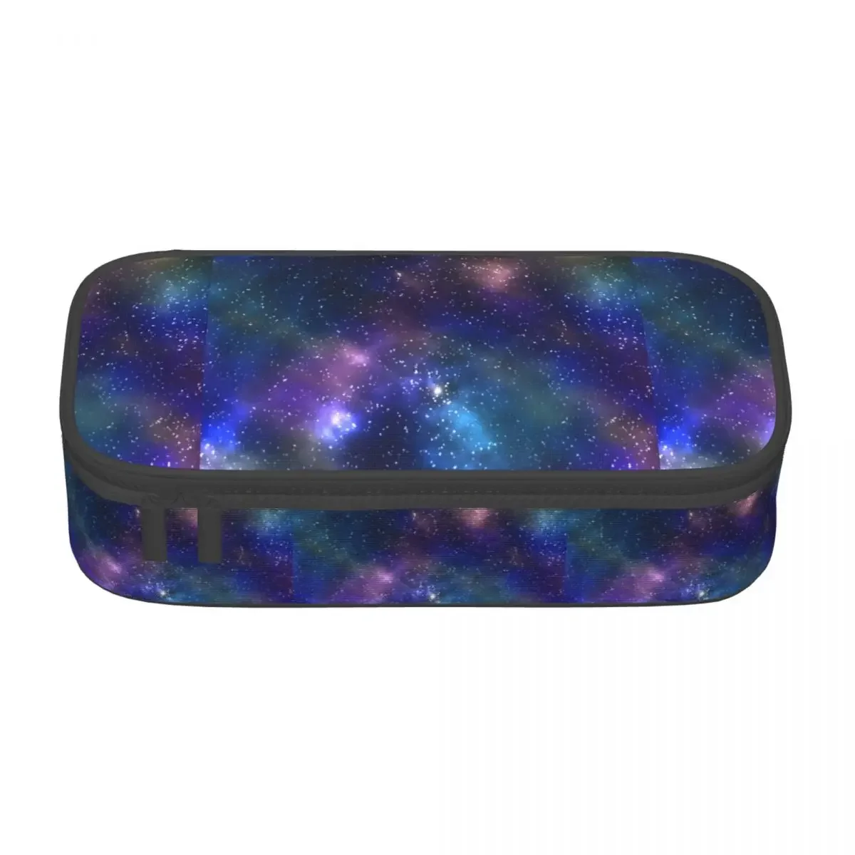 Galaxy Starry Print Pencil Case Moon Space Sky Large Cool Zipper  Box Girls Boys Back to School Pen Organizer