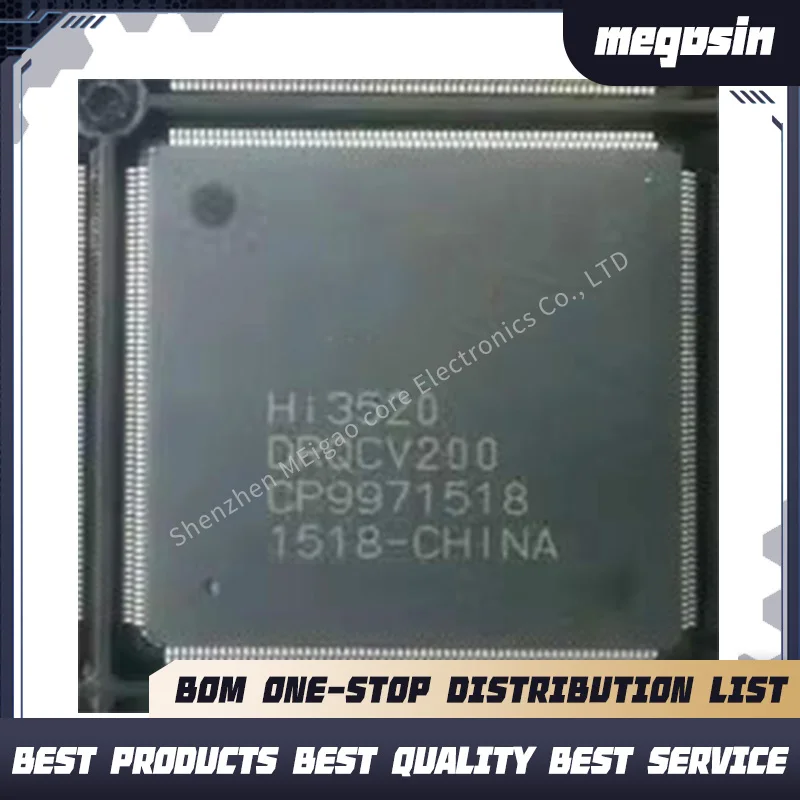 1PCS/LOT HI3520DRQCV200 HI3520DRQCV HI3520 QFP256 Video processor chip