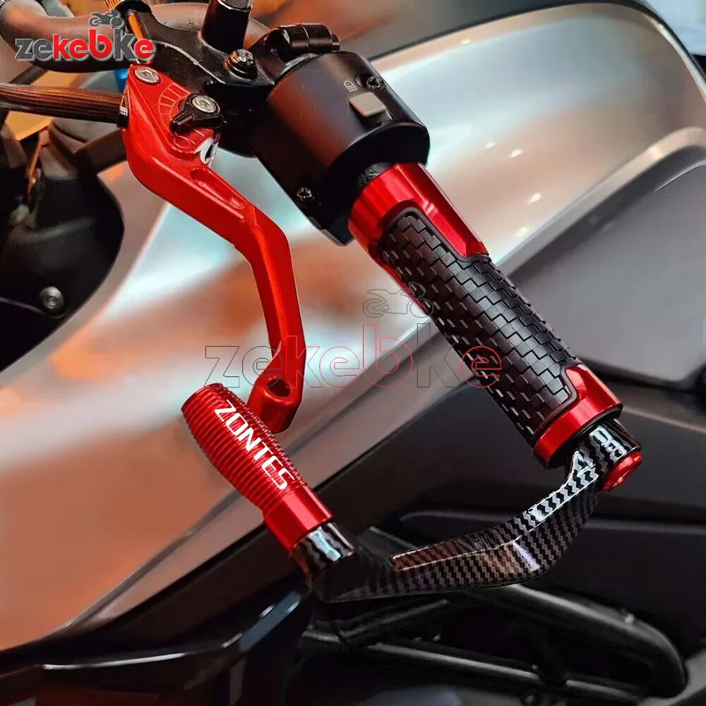 

Motorcycle Accessories for ZONTES 703RR 703R RR 2024 2025 Handlebar Grips Guard Brake Clutch Levers Guard Protector CNC Aluminum
