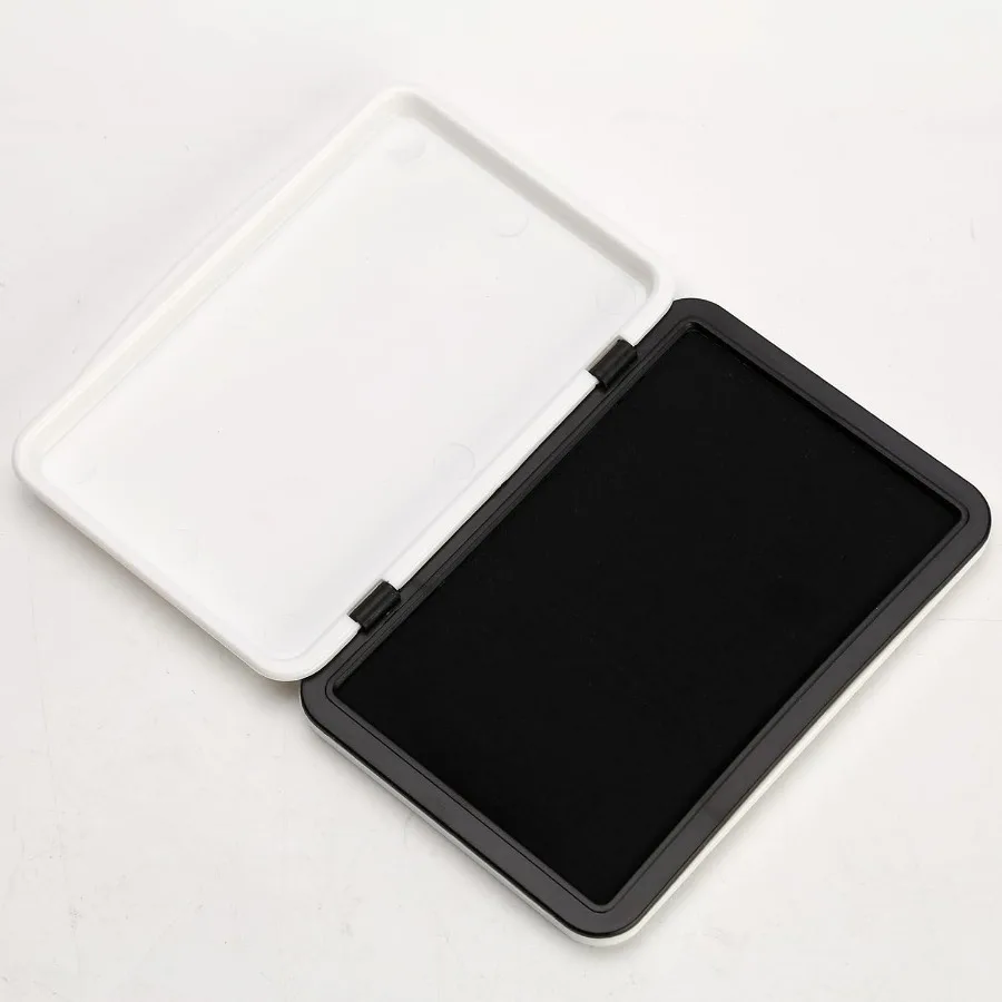 Poduszki z tuszem do stempli Czarny tusz Poduszka do stempli Gumowe stemple Poduszka z tuszem Wysokiej jakości filcowy podkład do stempli Poduszki do stempli Mały rozmiar