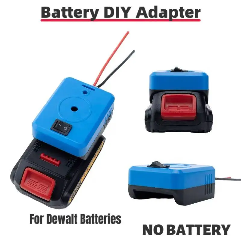 

for Dewalt 18V 20V Battery Dock Holder 14AWG DIY Battery Adapter Holder Dock Wheels