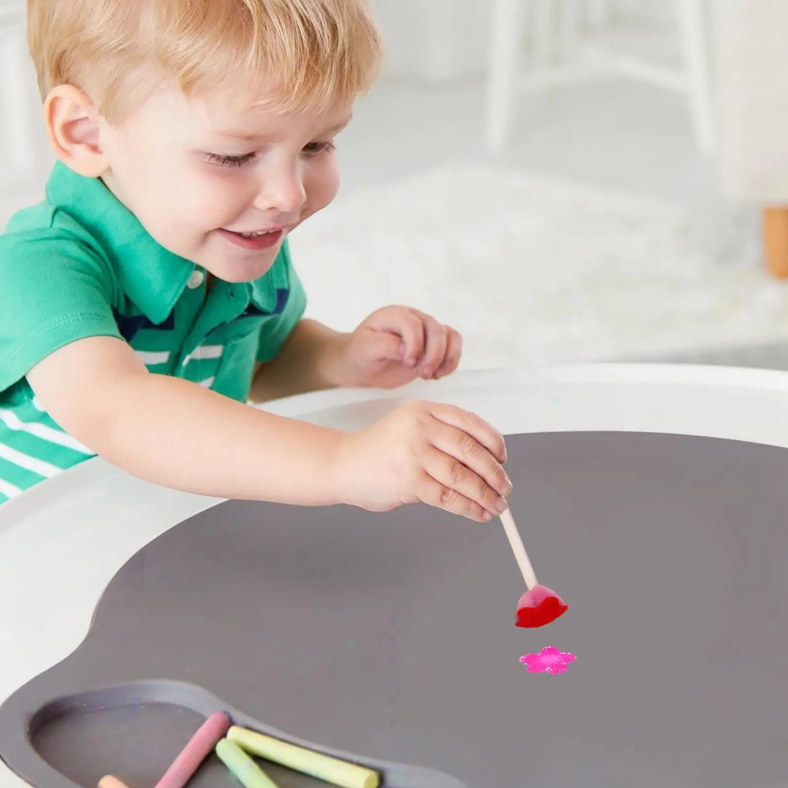 5 spugne per pittura riutilizzabili per bambini, strumenti di pittura per bambini facili da impugnare per arti e mestieri, lavabili e creare texture divertenti, in età prescolare