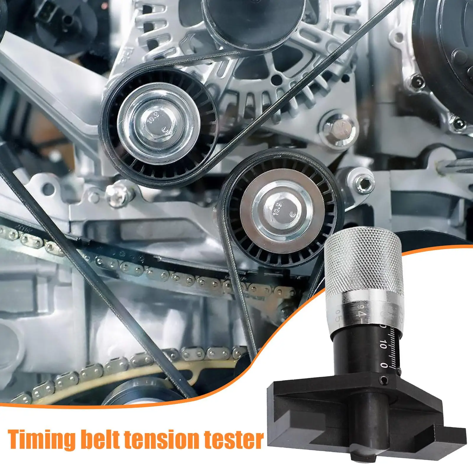 

Timing Belt Tension Gauge Car Drive Cam Timing Belt Tightness Gauge Test Automotive Engine Component Tightness Tensioner Tester