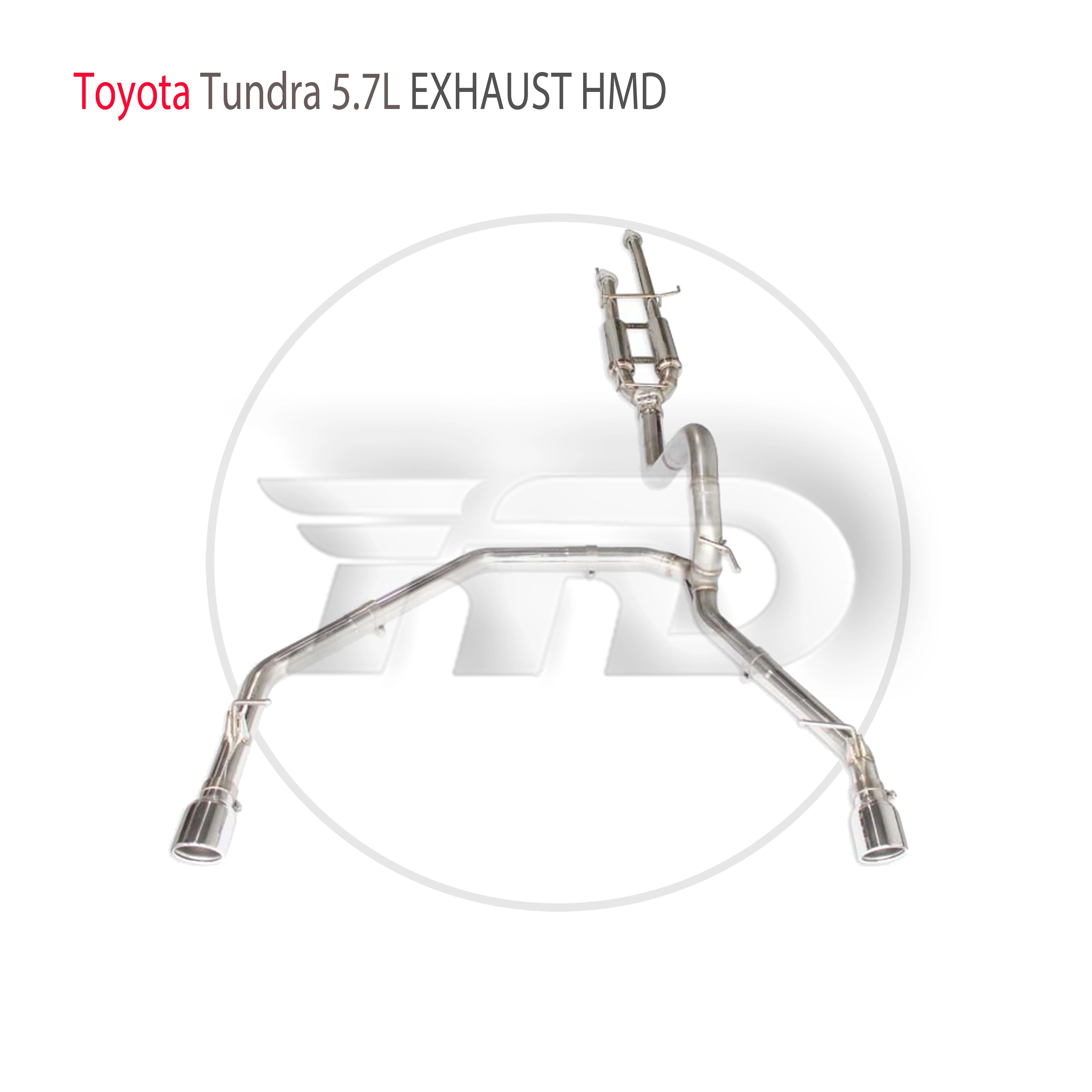 

HMD Stainless Steel Exhaust System Performance Catback for Toyota Tundra 5.7L Auto Replacement Modification Electronic Valve