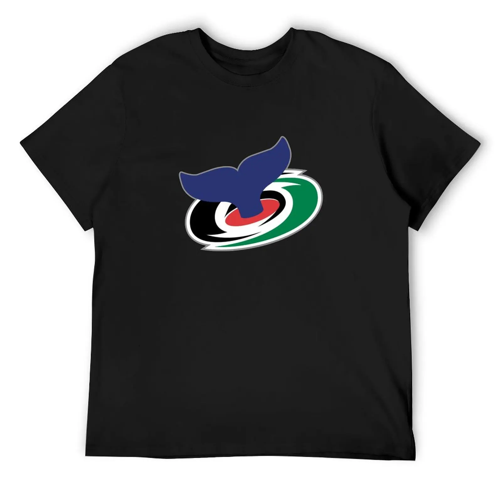 

Футболка Carolina Whalers, футболки с персонализированными рисунками, рубашка с аниме, черные мужские футболки высокого качества