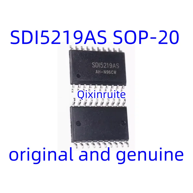 

Qixinruite новый оригинальный SDI5219AS SOP-20 24-битный аналогово-цифровой преобразователь ADC 16-битный таймер/счетчик