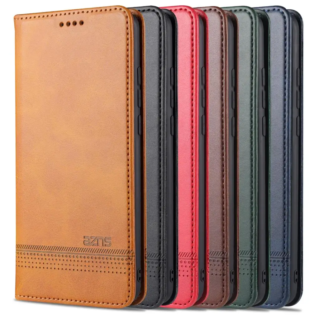 Deluxe Magnetic adsorption leather case for Xiaomi Mi 10 / Mi 10 Pro 5G Flip Cover Protective Case capa fundas