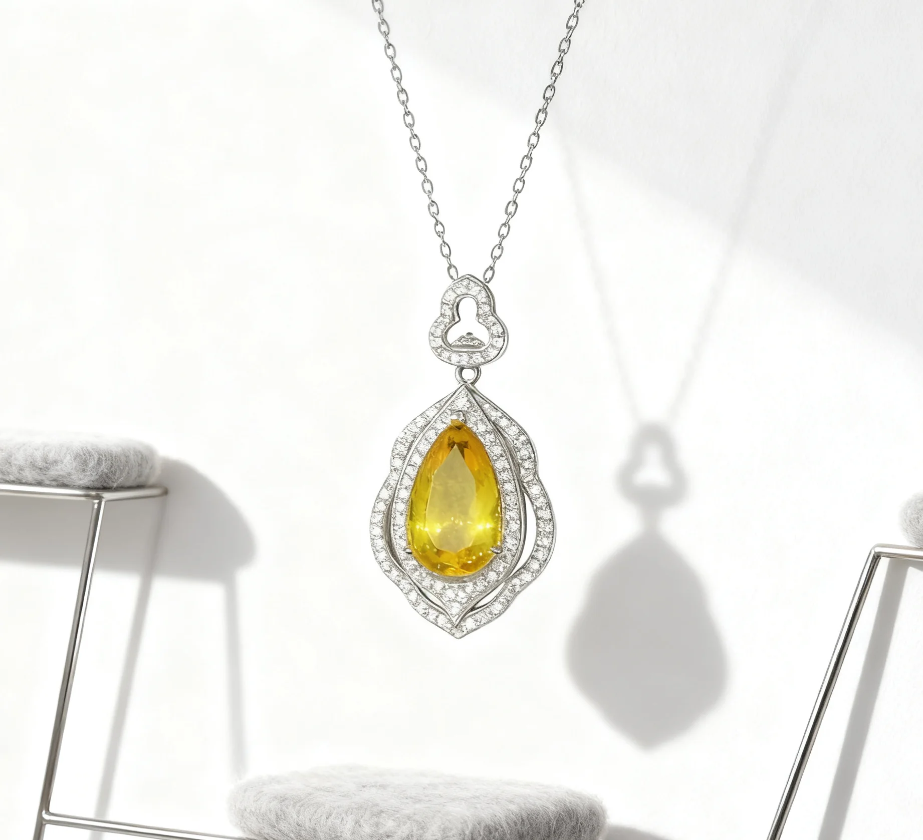 

Natural Mexican Blue Amber Pendant with Sterling Silver Openwork Floral Frame Handmade Jewelry for Women Gift