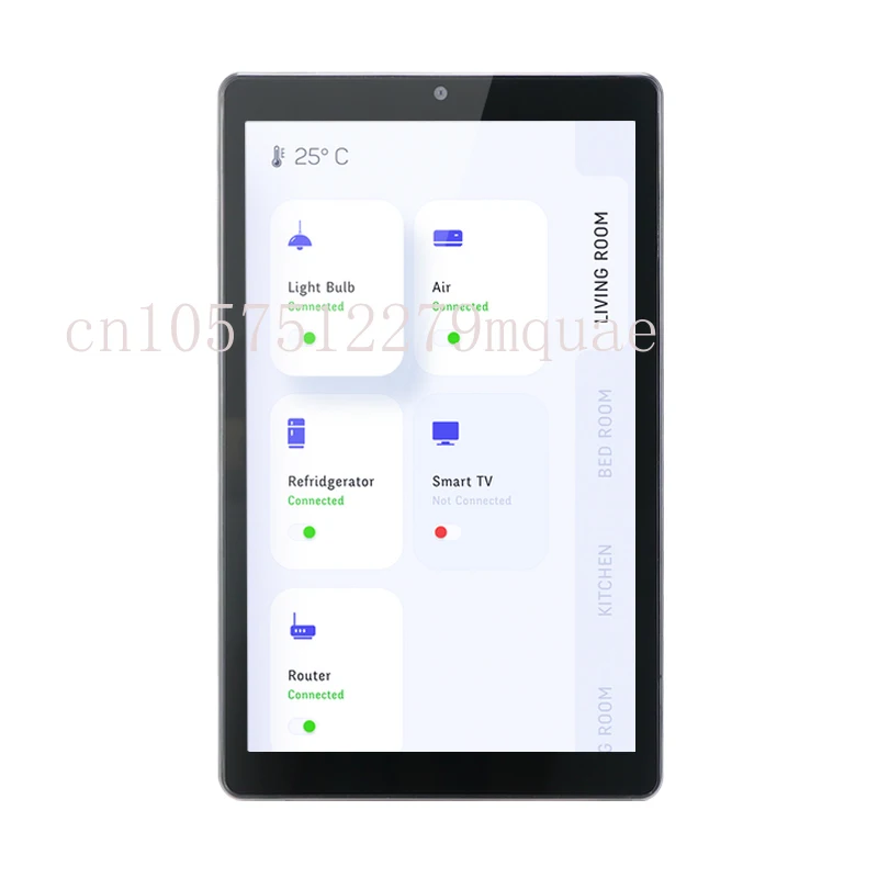 YC-SM08P New 8 inch Embedded control touch panel Android 11 tablet pc with rj45 poe