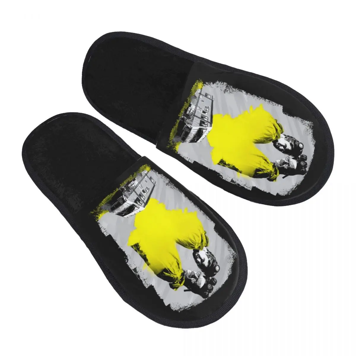 

Тапочки женские с индивидуальным принтом «Брейкбад», уютные, теплые, с эффектом памяти, пушистые, для дома и улицы