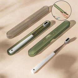 Simple Frosted Transparent Toothbrush Box Dust-proof Toothbrush Protective Cover Drainage Travel Camping Toothbrush Holder