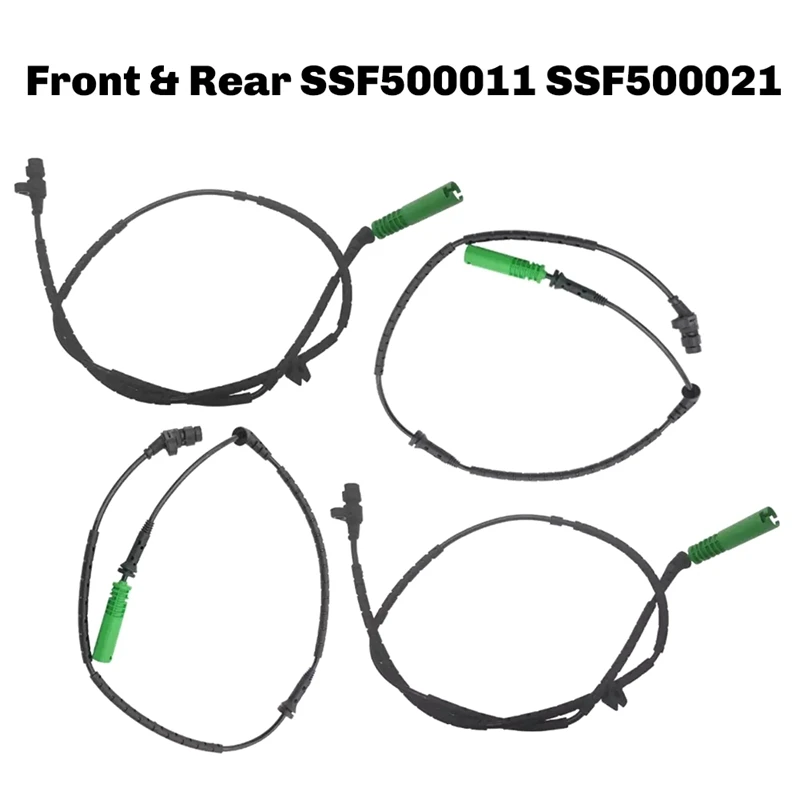 4Pcs ABS Wheel Speed Sensor Front & Rear SSF500011 SSF500021 For Land Rover Range Rover 2007-2012