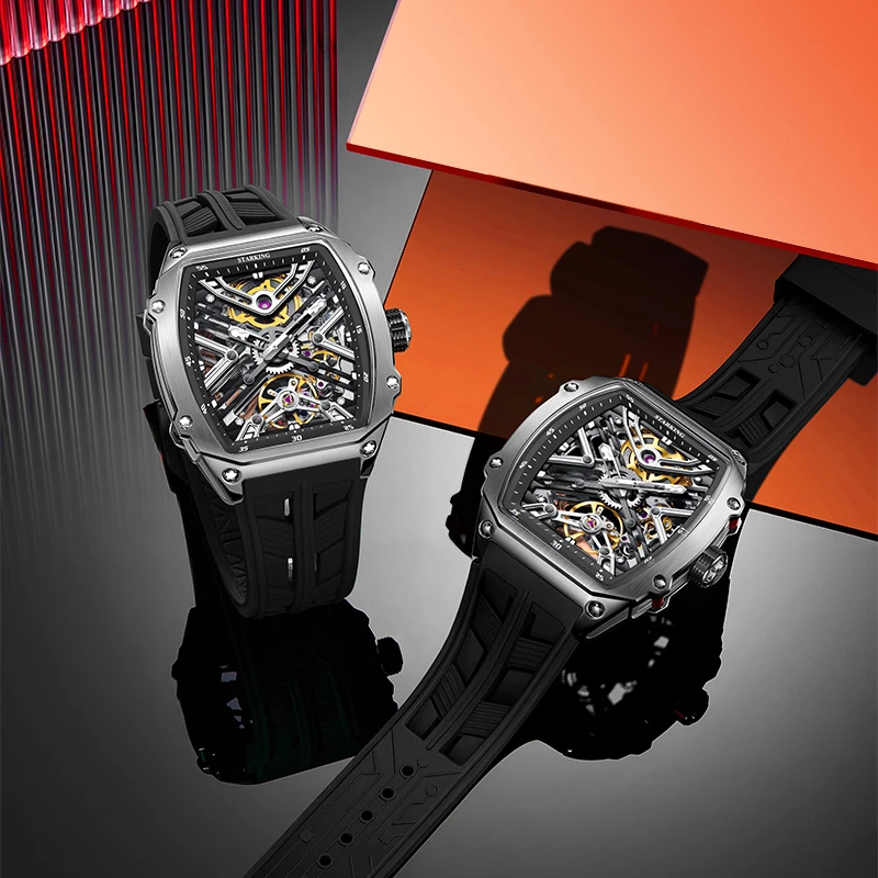 

Starking brand watch man, automatic sports flywheel mechanical movement strong luminous fashion waterproof man's watch