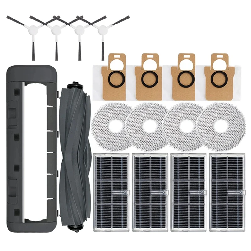 For Xiaomi Mijia M30S D103CN Robot Vacuum Cleaner Main Side Brush Hepa Filter Mop Cloth Dust Bag Replacement Parts