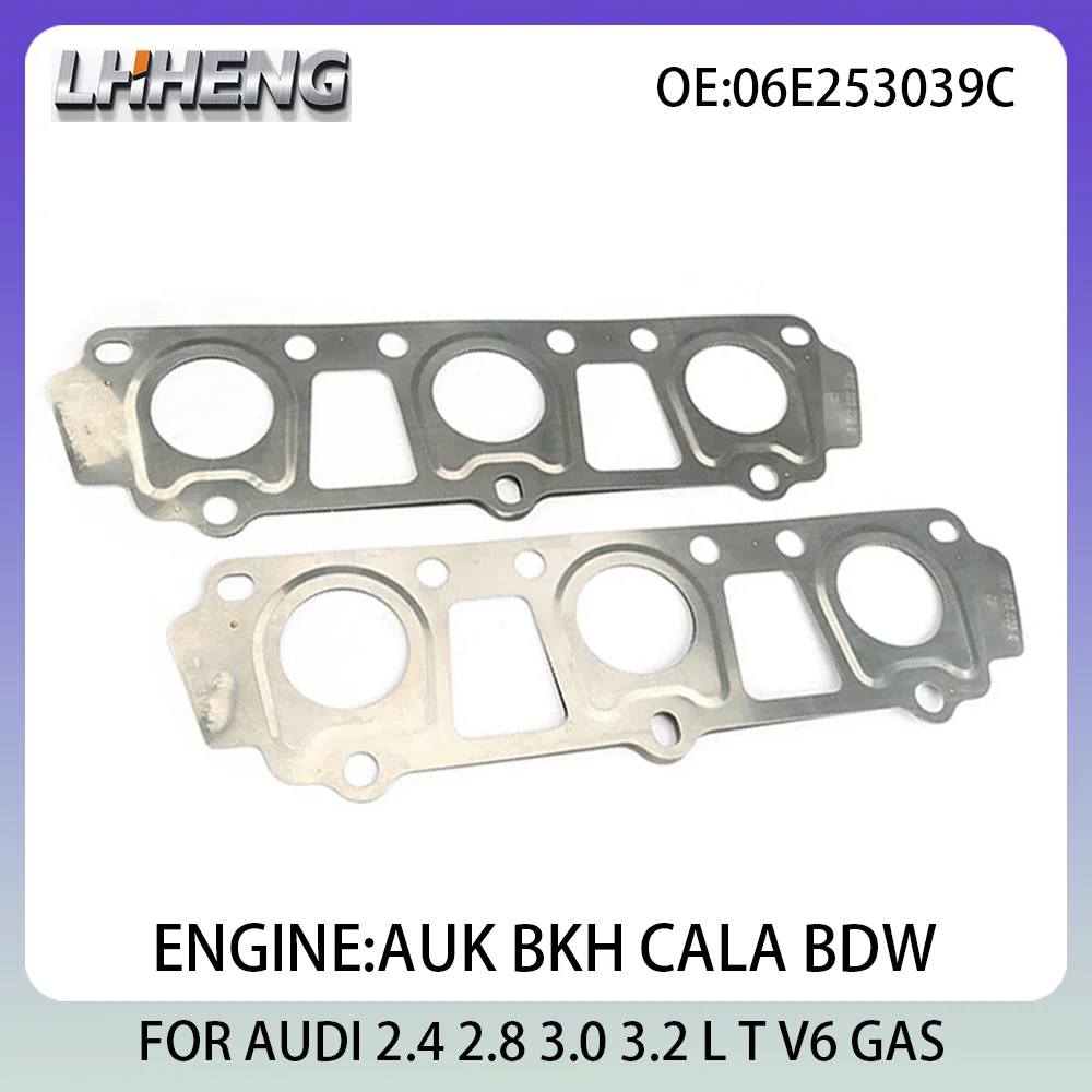 

Exhaust Manifold Gasket For AUDI A4 A5 A6 A7 A8 Q5 Q7 2.4L 2.8L 3.0L 3.2L V6 GAS 04-19 AUK BKH CMUA CAKA 06E253039C 95811118110