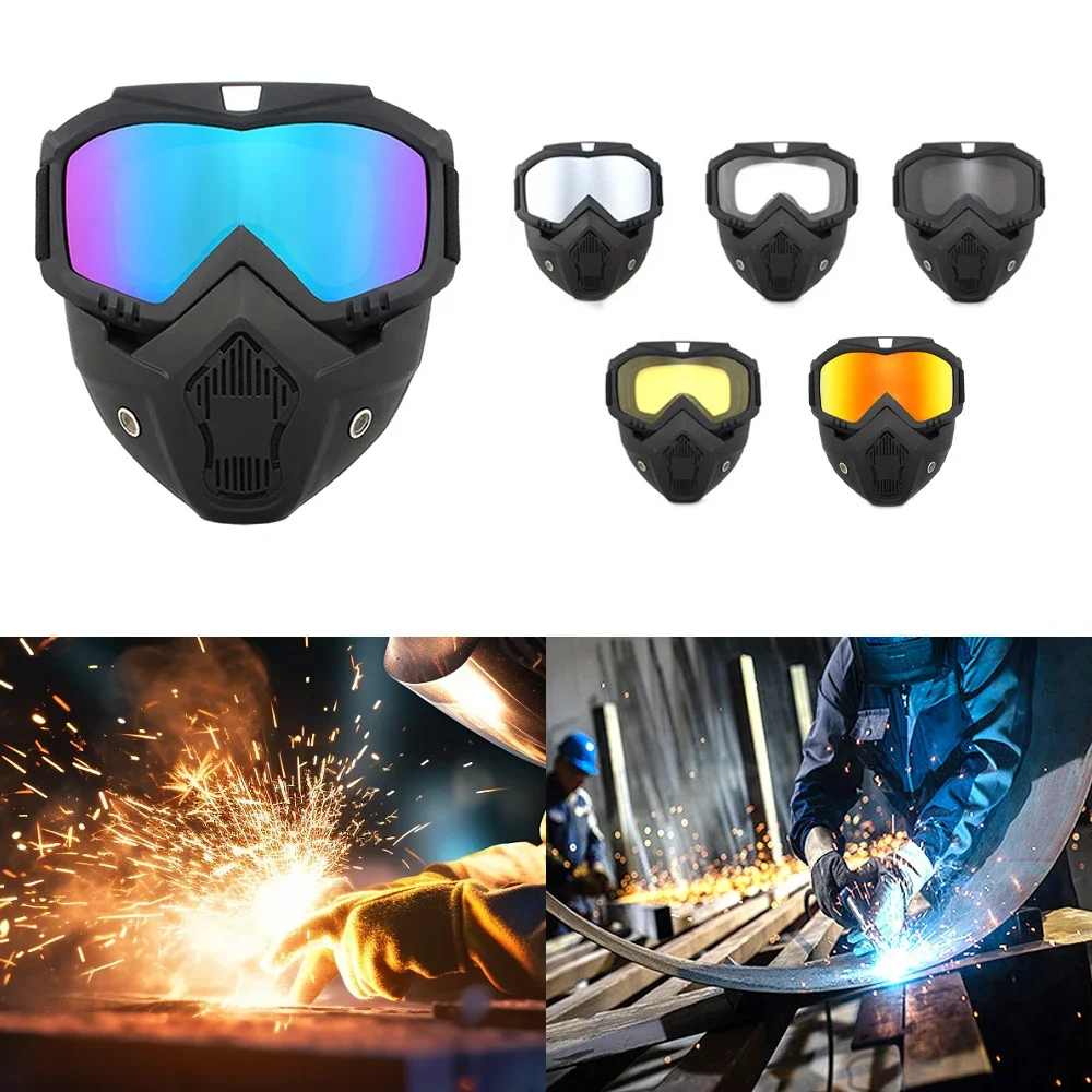 Head-mounted Professional Automatic Welding Mask Goggles Light Filter Anti-glare Welding Helmet Equipment Protective Mask