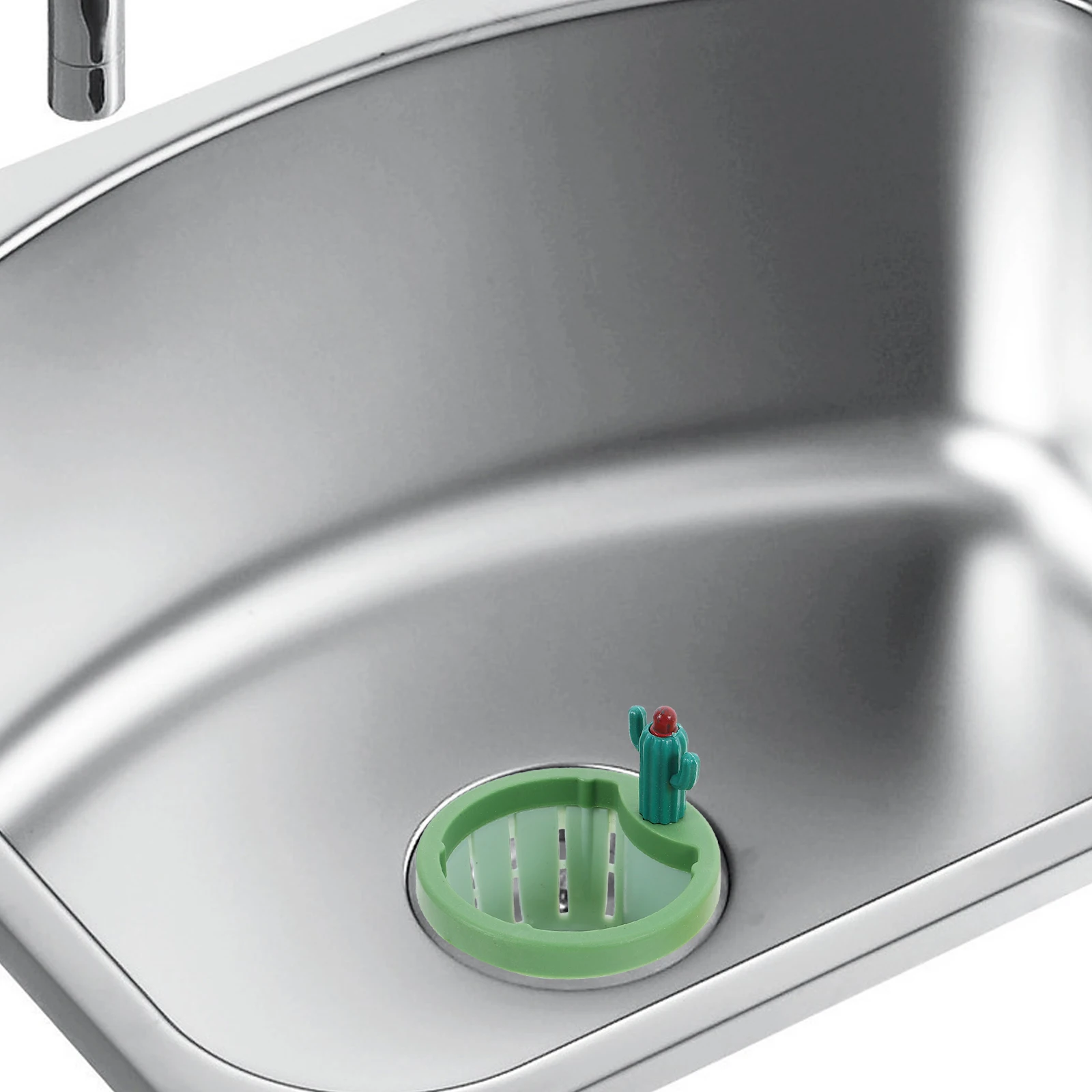 

2 Pcs Sink Drain Filter Kitchen Strainer Basket Anti Clog Hair Catcher Plug Sturdy PP Easy Maintenance Prevent Blockages