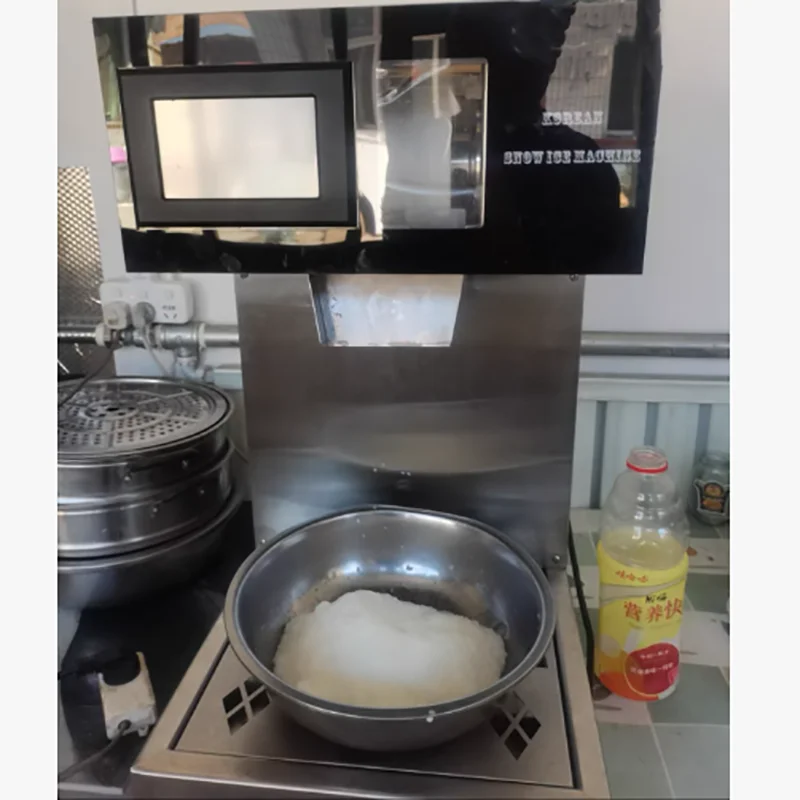 Fully Automatic Milk Snowflake Ice Maker Commercial Ice Maker Korean Ice Crusher