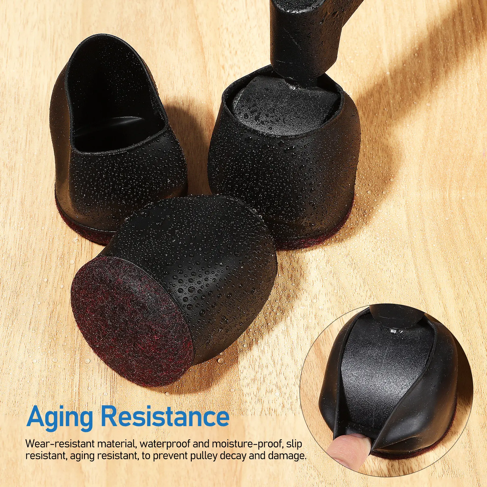 

10Pcs Chair Caster Cups Heavy Duty Floor Protection Covers for Rolling Furniture Office Chairs Carpet Hardwood Noise Reducing