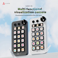 Ajazz N1 15-Key Programmable Macro Keyboard Mechanical Gaming Keyboard Custom Buttons Mini Desktop Keyboard Multi-Scenario