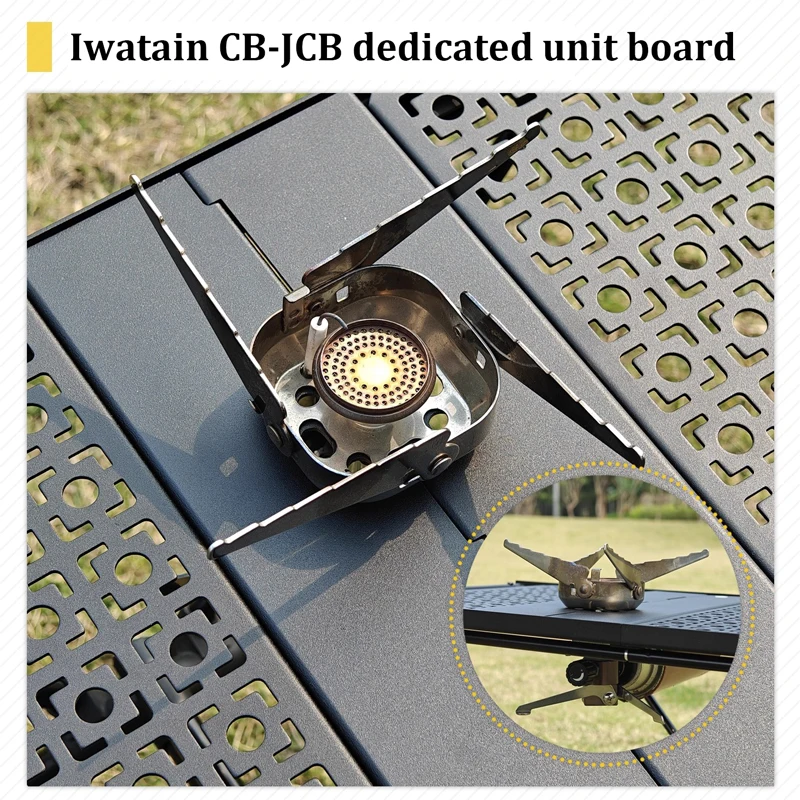 ل Iwatani CB-JCB سبائك الألومنيوم الجدول مجلس IGT 0.5 وحدة مجلس التيتانيوم النقي موقد حامل في الهواء الطلق موقد للتخييم الملحقات #2