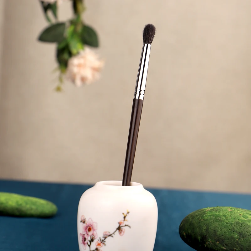 CHICHODO Makeup Brushes-Peach Blossom Series-Bloom Detailed Brush Natural Soft Wool Single Professional Beauty Make up Tools