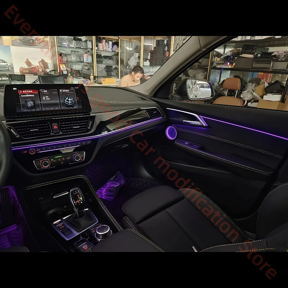 For BMW 1 Series F52 F40 Atmosphere Lamp automotive interior lighting upgrade Car accessories Ambient Light luminous cover plate