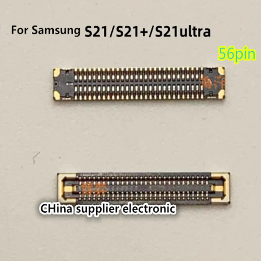 موصل 56 60 64 دبابيس لسامسونج غالاكسي S21 + 21u Repai LCD FPC التوصيل اللوحة الرئيسية PCB كاميرا اللوحة الرئيسية فليكس واي فاي هوائي الإشارة