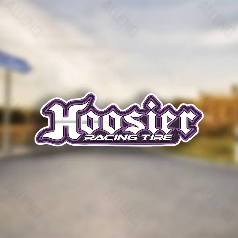 

Набор из 4 наклеек Hoosier Racing на шины, 7,5 дюймов, прочные ПВХ-декали, аксессуары для декора автомобильных шин в гоночном стиле